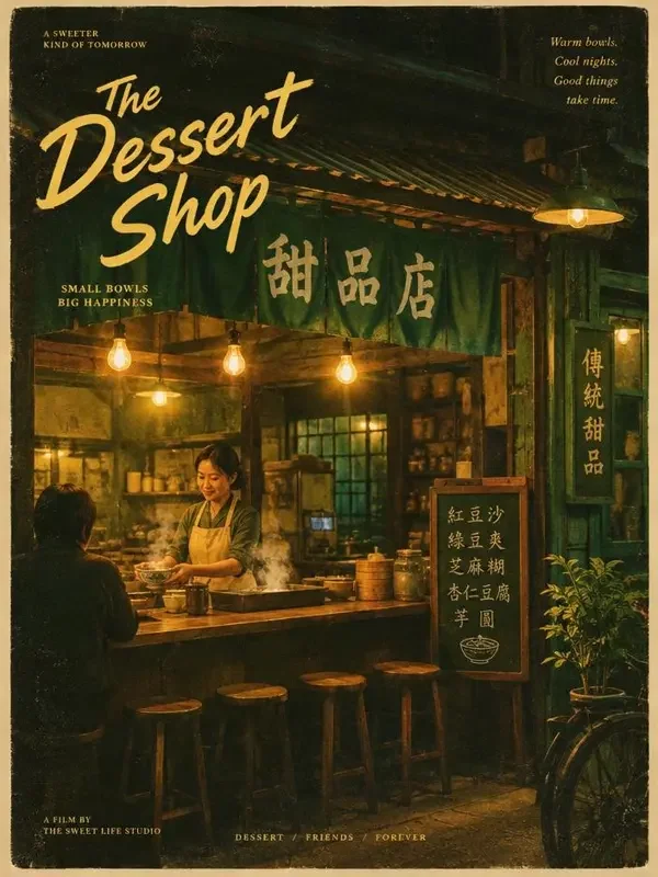 午后的甜沫铺短剧封面